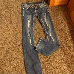 Rue 21 - medium wash jeans - size 0